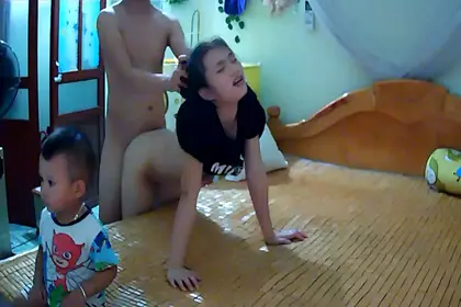 Collection of cloud video with interesting family cameras to spy on couples having sex in front of their children