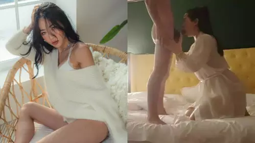 The national top detective brother made an appointment with a young woman to have sex in sexy pajamas, sitting on her body and touching each other, kneeling down to give a blowjob, raising her big ass and fucking hard from behind
