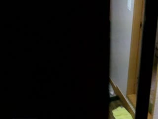 Climbing the window to peep at the little secret of the girl's shared house