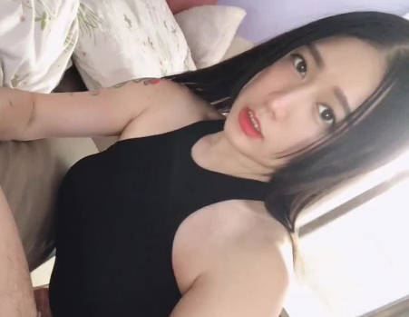The real record of the explosion of the female student with giant breasts-manman