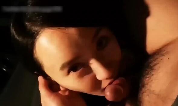 Beautiful girl sucks cock in car - Rich Pickupgirl