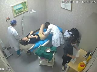 Surveillance hacked to spy on Ren Ai Hospital❤️Gynecological examination of internal beauty doctor 2