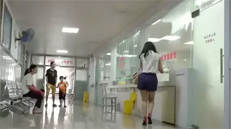 Selected hospital toilets peeping at beauties collecting urine for testing and finally being discovered by the girl...