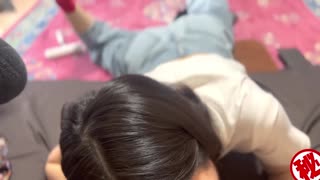 [Couple sex] Other people's school beauty goddess contrast girlfriend wonderful oral skills drill poison dragon hole pink and tender