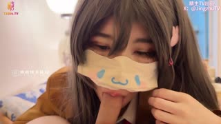 Mai Cos and the erotic bunny girl's erotic game, seductive black silk, sexy legs, foot hole, punishment, honey buttocks, sperm extraction, collision, top, internal cumshot