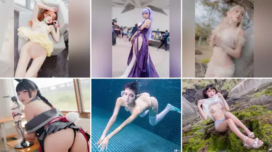 Super hot female internet celebrity beauty girl [Xiao Ding Fantay Factoy] editing super sense selection COS various goddess true love self-selection perfect face