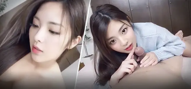 Miss Yang Chaoyue has a pretty face and makes lewd noises when eating a cock, and gets a facial cumshot!