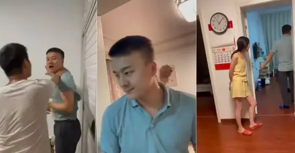 @ 20209811150 User Uploaded: Don't panic when you find your daughter-in-law cheating, take out your cell phone and video to sue her for leaving.