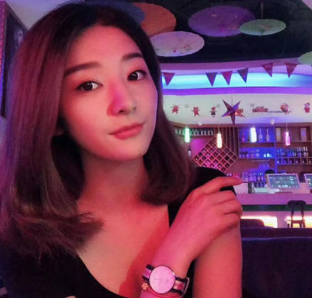 My uncle and aunt are watching TV in the living room. My cousin is crazy in the room.