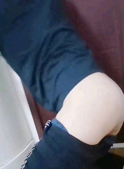 I ripped off my son's friend's pants and rode up there.