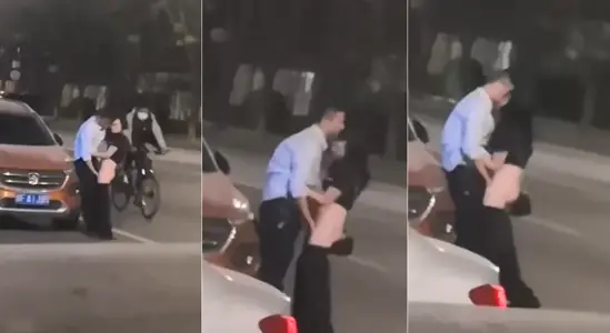 This is too fierce, sex on the side of the road!