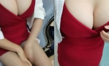 Door-to-door sales of 4 hungry aunts: breast push ride mouth burst full service 