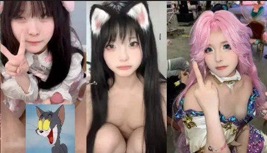 Twitter Net Red Welfare [Ji Lobo] cos Circle Famous Sao Chicken, Yan Value Sweet Body Sexy Masturbation Pink Small Cave Playing Sex Water
