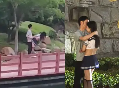 JK Uniformed Student Sister and Boyfriend of Hubei University of Economics were onlookers at the field battle on the campus. After passion during the day, they went crazy oral sex at night.