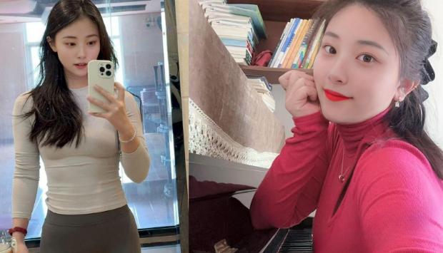 Huaihua Middle School Chinese Teacher [Lu Yanfei] incarnates as a desire stunner and crazily sucks on the gun bed.