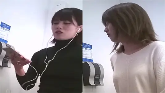 High-end office women's toilet candid new products: passion to spy on private moments, stimulate infinite!