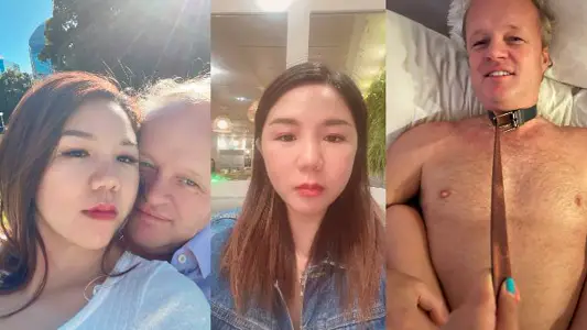 The most promiscuous tart was exposed, and he cheated on himself many times. He took turns to make friends with his ex-husband and foreign men. Large-scale private shots flowed out.