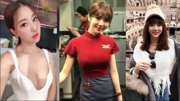 The ultra-high Yan value China Airlines stewardess [Zhang Bibi] fired the gun upon landing, and the full version of the self-portrait sex about the gun flowed out.