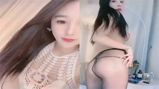 Black silk high-heeled beautiful buttocks goddess lewdness tease, break the hole dig force props masturbation play, waves more