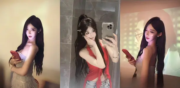 Shake pitch high Yan value wipe edge royal elder sister [Li Xi] custom private shoot, fun outfit enchanting nude dance touch point tease milk distribution fatal temptation