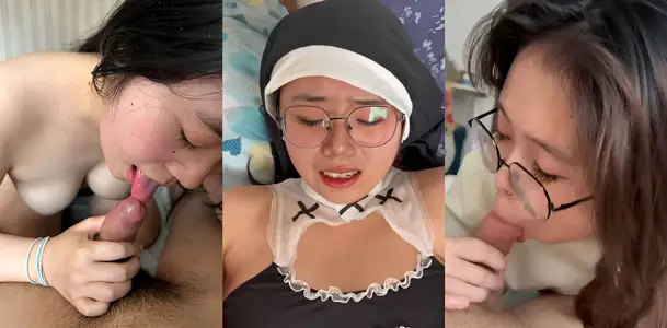 A self-portrait sex video of a Jinan student from Sichuan University was leaked, and she was privately kept as a contrast little bitch, showing her face and having oral sex.